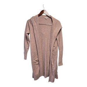 VILA MILANO Hooded Cardigan Wool Blend Pink Size LARGE‎